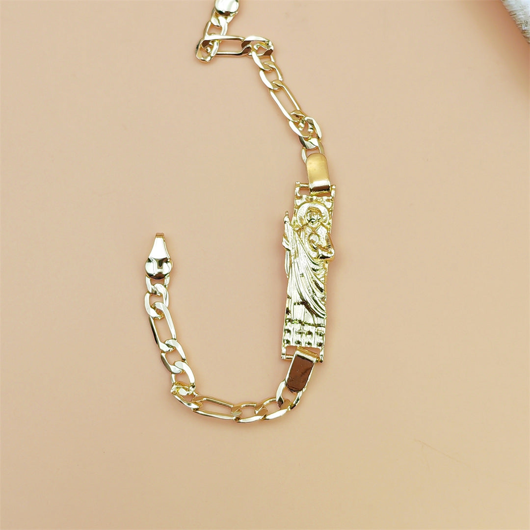 Wholesale Two color bracelet religious bracelet